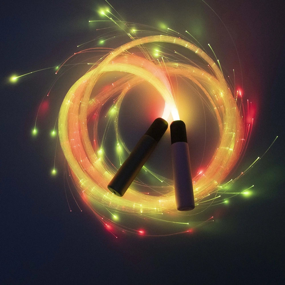 5th Generation Optic Fibre Rechargeable Dancing Whip Luminous Dance Whip for Party Light Shows Optical Fiber Whip Music Festival