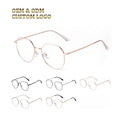 PSTY9362 Anti Blue Light Rose Gold Frame Glasses Men Metal Eyeglasses New Arrival Optical Frame Glasses Premium Eyewear