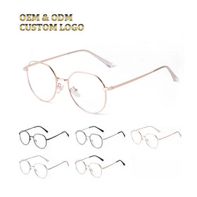 PSTY9362 Anti Blue Light Rose Gold Frame Glasses Men Metal Eyeglasses New Arrival Optical Frame Glasses Premium Eyewear