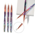 3pcs Nail Art Pen Liner Painting Pen 3D Tips DIY Acrylic UV Gel Brushes Drawing Queenfingers Painting Polish Nail Art Brush Pen