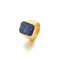 2022 Custom New Vintage New Natural Stone Ring Cuban Ring Jewelry for Men Jewelry