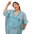Top Fashion African Women Dress Plus Size Mesh Female African Turkey Women Dresses V-neck Two Piece African Dress