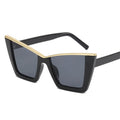 2025 Luxury Designer Cat Eye Sunglasses with Clear Frame Vintage Style Colored Lenses Fashion Shade PC Frame Lentes De Sol Gafas