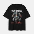 Hot Sale Custom Printed 100% Cotton Woven Oversized Breathable Eco-Friendly Anti-Wrinkle 240g Hip Hop T-Shirt for Men