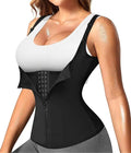 YOUFEI Women's Waist Trainer Corset Shapewear Zipper Adjustable Waist Cincher Tank Top with Straps Comfortable Shapewear Corset