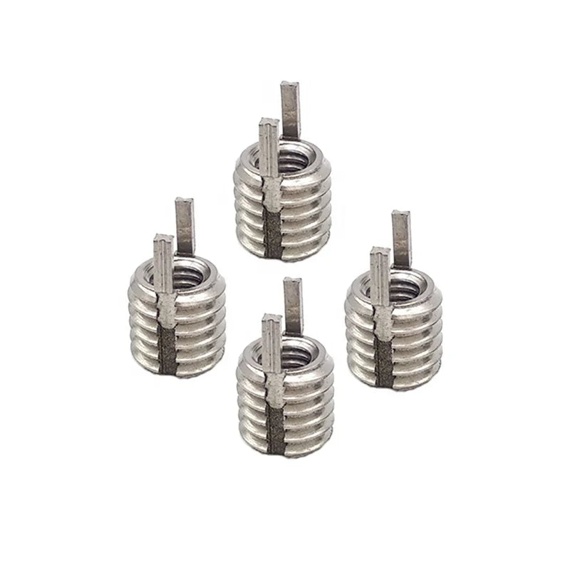 Screw Insert Key Locking Thread Inserts Hardwares Stainless Steel Inserts Fasteners Beads Threading Machine Impact Resistance