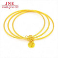 Gold Small Blessing Card Sansheng Iii Bracelet Xiaohongshu Pinduoduo Tik Tok Live Stream Internet  Three Ring Bracelet