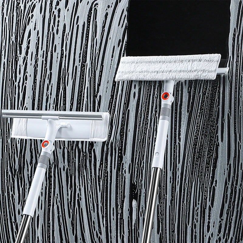 For Joybos Eco-Friendly and Disposable Multifunctional Window Mop Glass Wiper with Silicone Scraper Floor Mop and Window Cleaner