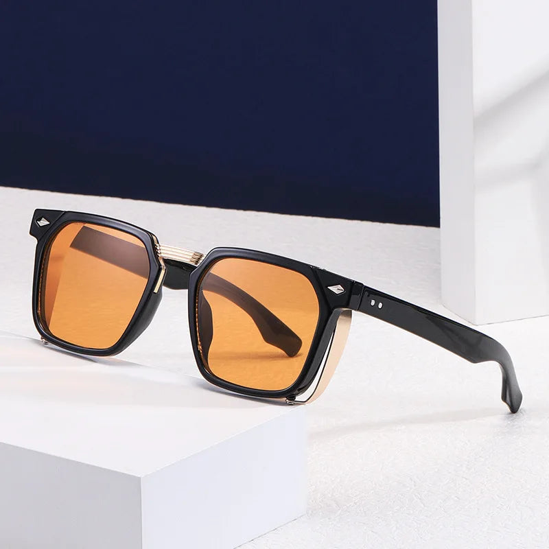 New Sunglasses Arrivals 2024 Square Retro Fashion Luxury Sunglasses Manufacturer Y2K Shade Designer Men Women Custom Sunglasses