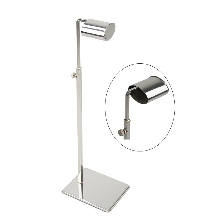 Factory Direct Sale Cloth Store Stainless Steel Hand Bags Hanger Handbag Purse Metal Display Stand Rack Gold Holder Display