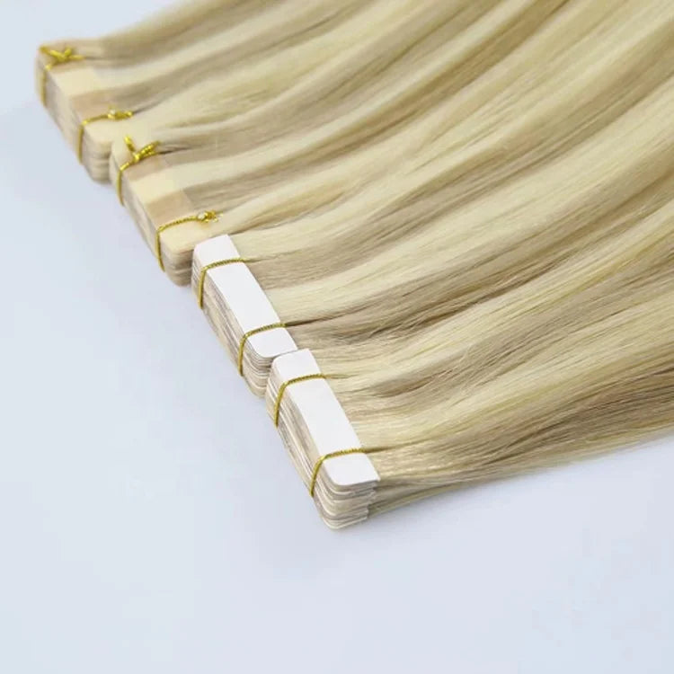 Russian Remy Human Hair Extensions Skin Weft Tape-In Double Drawn 50gram 100gram