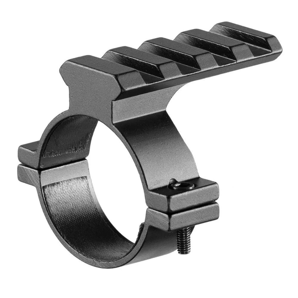 Tactical 35mm Aluminum Ring Mount Flashlight Tube Extension Guide Sight Clamp for Hunting and Outdoor Sports