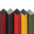 Two Colors Double Sided PU Backing Small Embossing Faux Leather for Making Card Holder Cover Bag Waist Belt