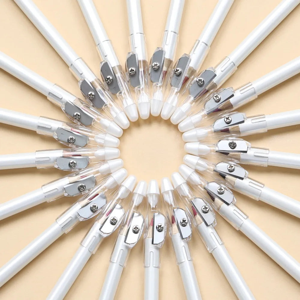Private Label Wholesale Wood Transfer Proof Pink Lipliner Smudge Proof Cream Lip Liner Pencil with Sharpener