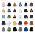 Unisex Reversible Ribbed Jacquard Acrylic Knit Winter Beanie Custom Embroidery Logo Wholesale Men's Beanies for Beach Business