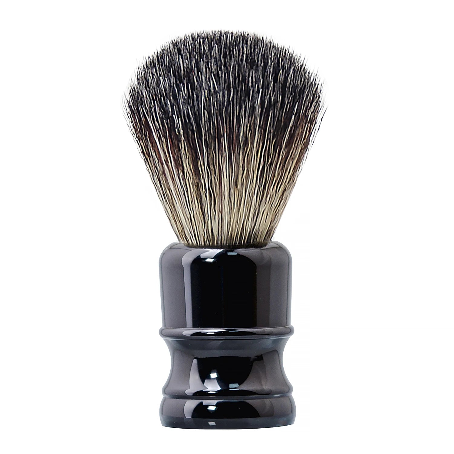 ZY Resin Handle Nylon Hair Shaving Brush Men Wet Shave Foam Lather Grooming Tool Classic Design Soft Bristles 24mm Knot Size