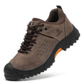 Fashion Industrial Work Safety Shoes Men's Protective Lightweight Steel Toe Black Safety Shoes Work Boots
