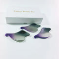 Custom stainless Steel Metal Guasha Mini Facial Massage Face Sculpting Tool Gua Sha Scraper with Roller