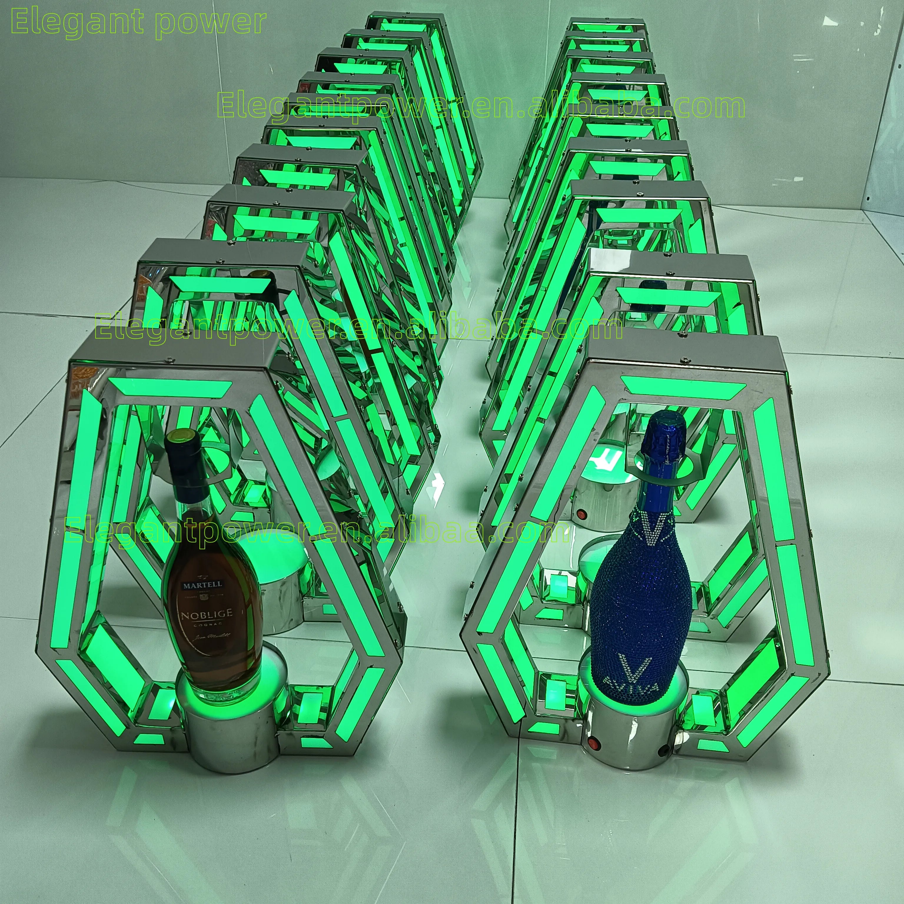 Nightclub Customized Logo Led Bottle Presenter Bottle Glorifier Bottle Presenter