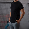 New Branded Men's Custom Printing T Shirts Cotton Spandex Sport Gym Fitness Running Quick Dry Fit Mens T Shirt