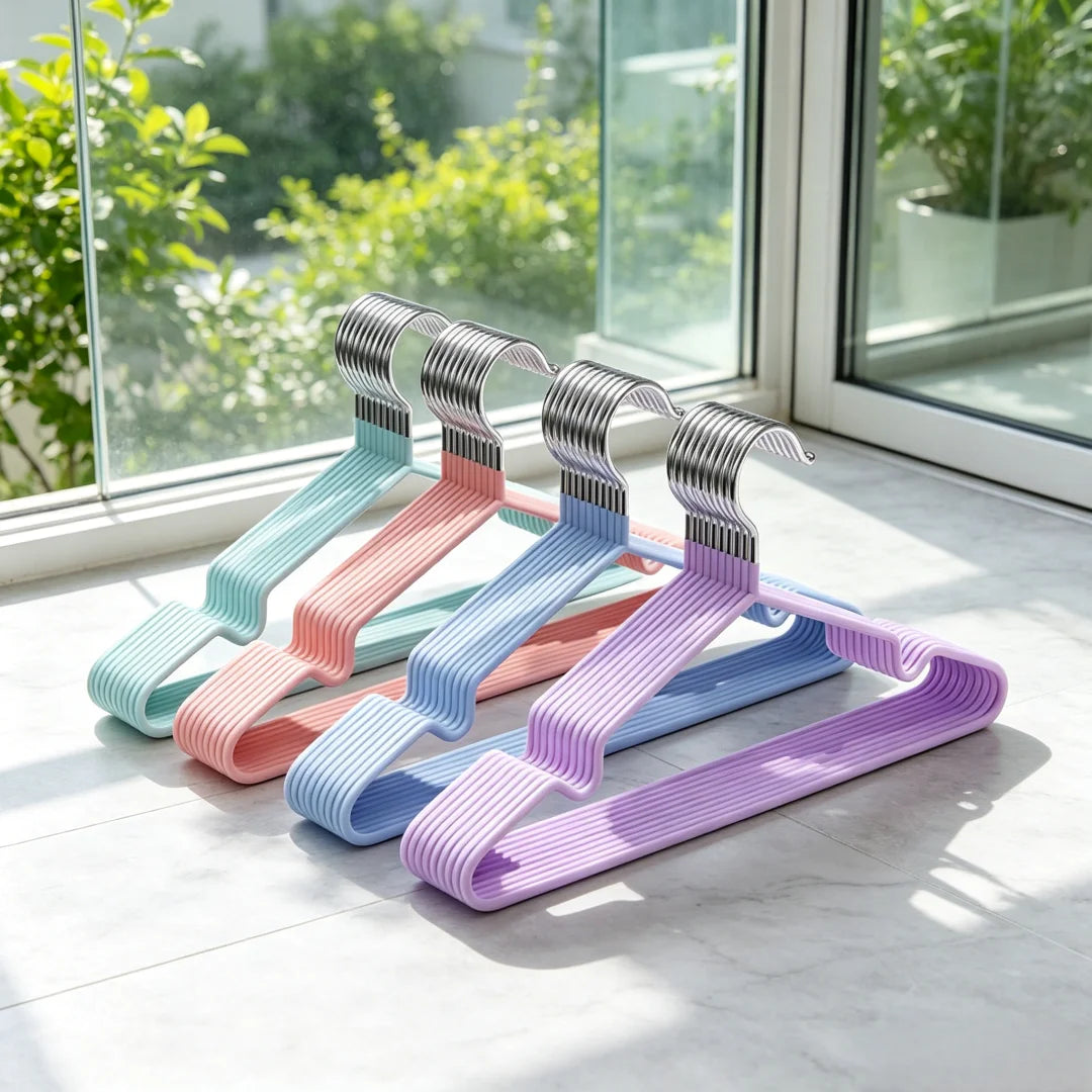 Factory Wholesale Sturdy Metal Hangers Skirt Pants Jeans Non-Slip  Hanger Coat Suit Shirt Laundry Drying Clothes Metal Hangers