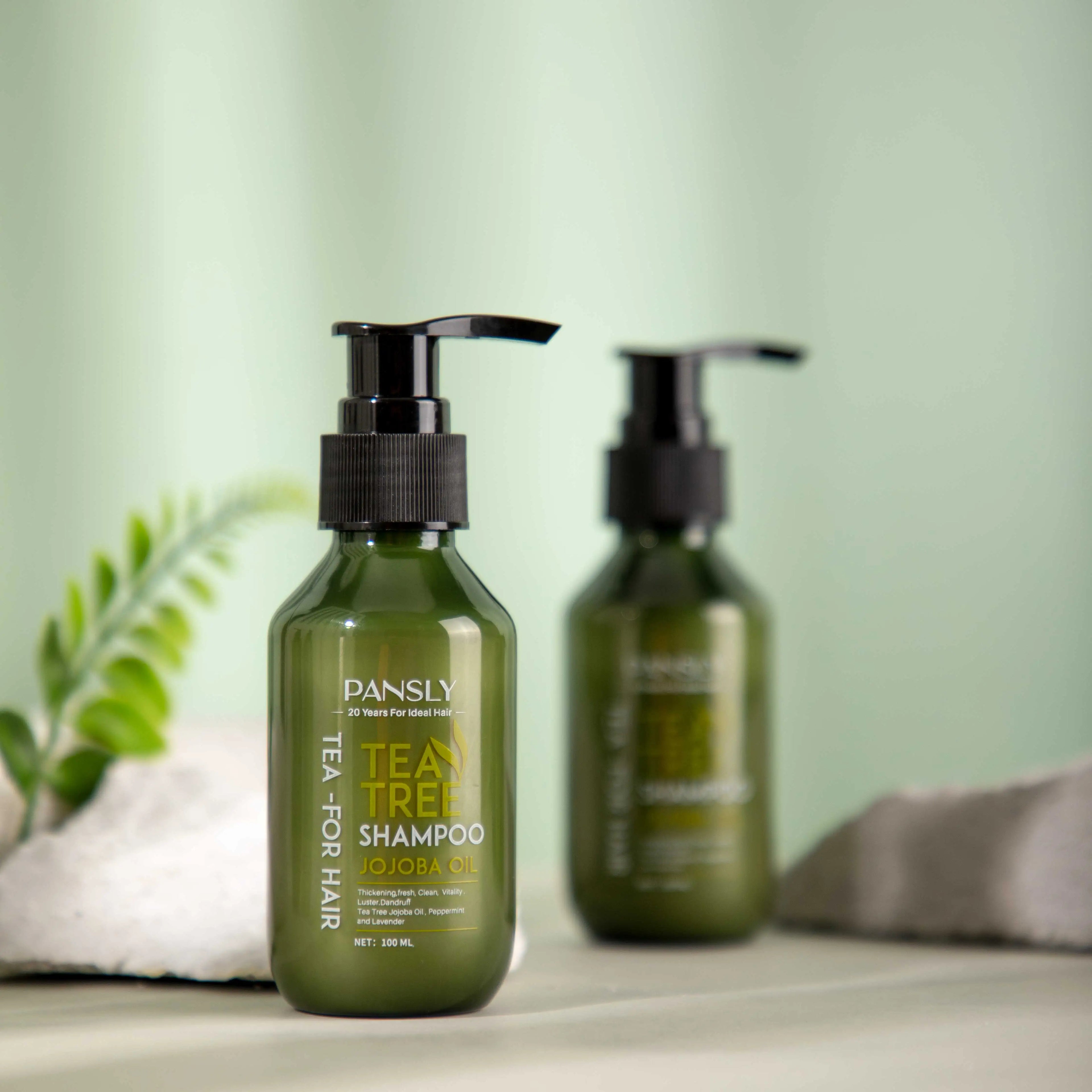 Pansly 100ml Tea Tree Oil Special Shampoo for Dandruff Dry Hair & Itchy Scalp Accept Private Label