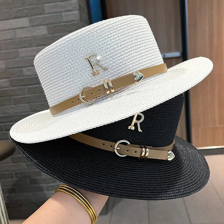 Wholesale Factory Direct Summer Unisex West Cowboy Hat With Leather Ribbon Straw Hat