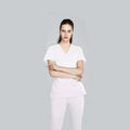 100%Cotton Medical Hospital Nurse Scrubs Suit Sets Clinic Doctor Uniform