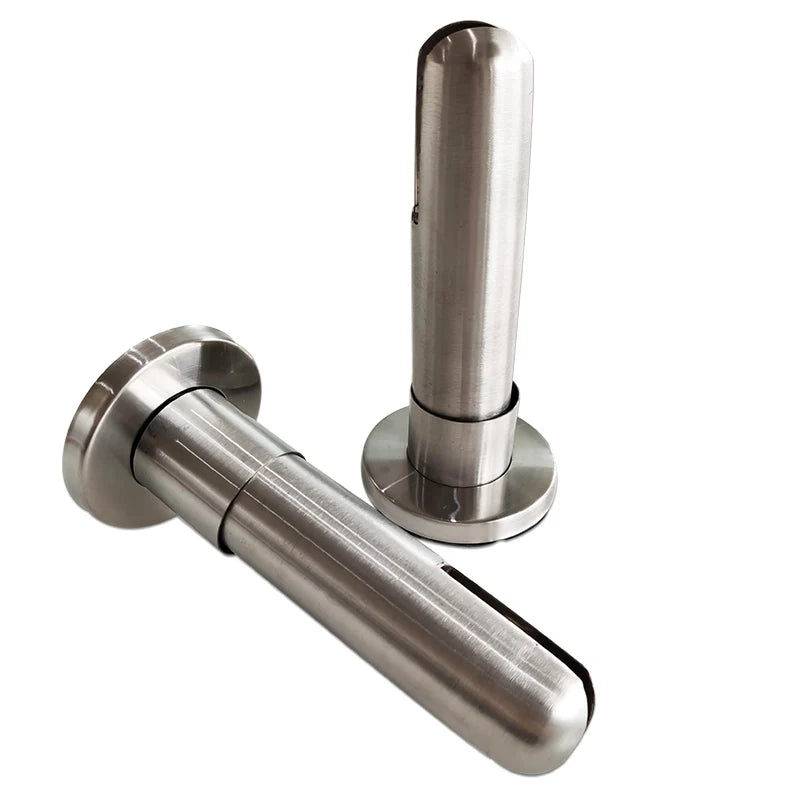 Hardware Stainless Steel 304 Toilet Cubicle Partition Supporting Legs for 18mm Phenolic Boards