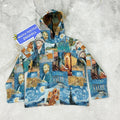Customizable Men's Winter Van Gogh Design Eco-Friendly Polyester/Cotton Pullover Hoodie Hooded Collar Low MOQ Tapestry Design