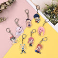 China Kunshan Manufacturer Popular Custom Kawaii Cute Blank Printed Clear Acrylic Keyring Key Chains KeyChains Acrylic Keychain