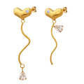 Factory Supply Cheap Unsymmetrical Tassel Earrings Do Not Fade Friendship Earrings