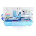 Pet Hamster Cage Big Carrier Castle Pet Reel Runner Water Bottle House External Pipe Crystal Animal Houses Transparent Plastic