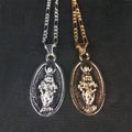 Vintage Catholic Virgin Mary Pendant Necklace Silver Gold Chain Amulet Women Jewelry Gifts