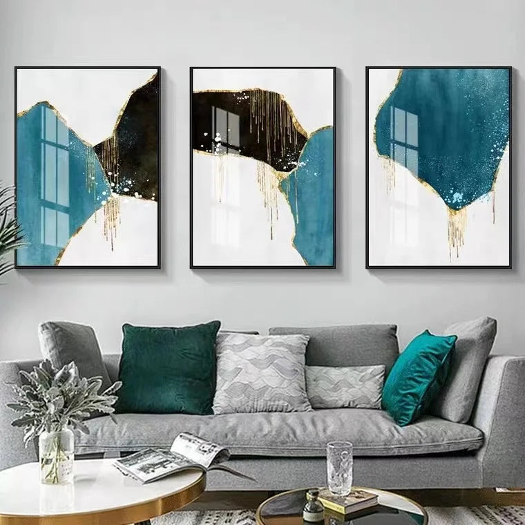 Wholesale Nordic Abstract Canvas Poster and Print Picture Modern Decorative Wall Art Print Paintings for Living Room Wall Decor