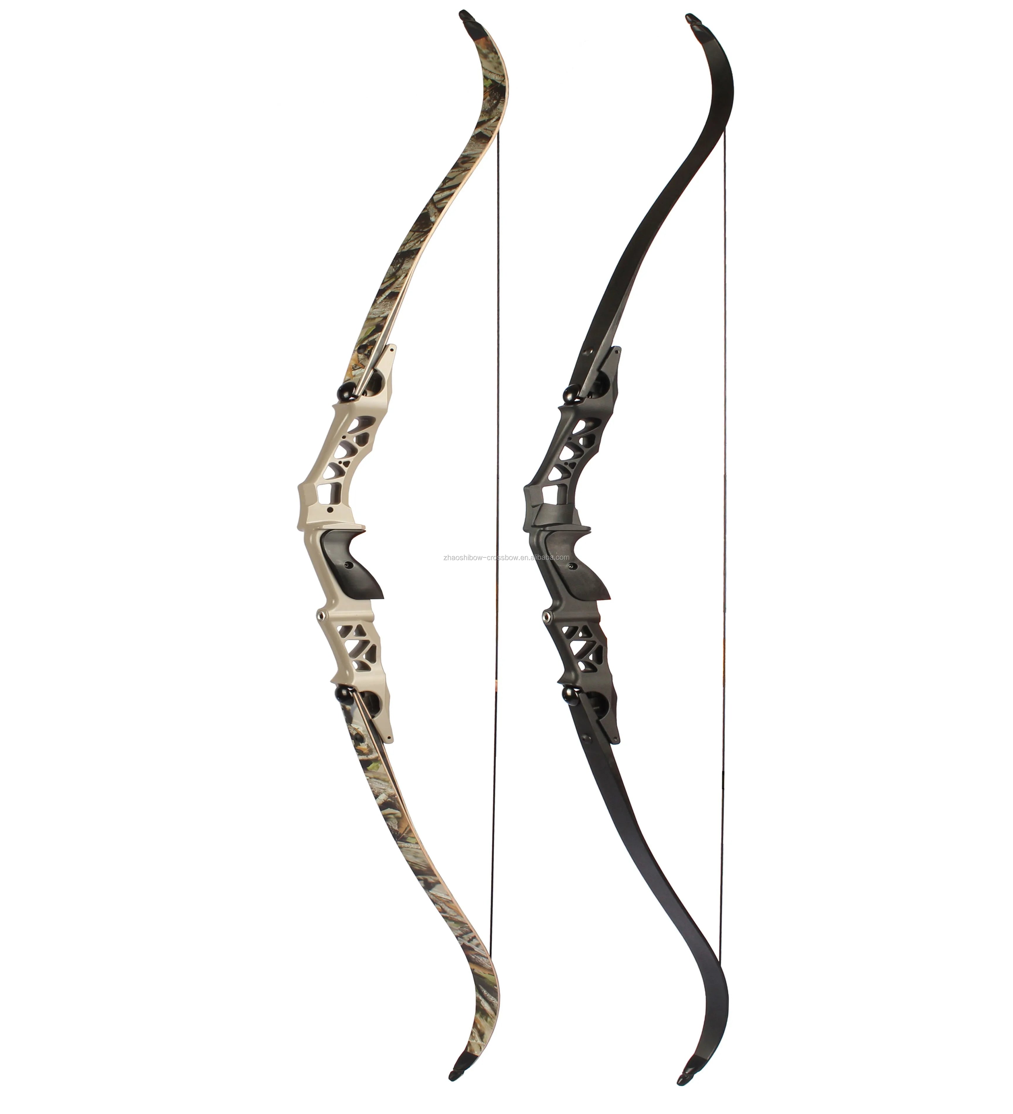 F166 Best-selling Recurve Bow Archery Arrow 30-50lbs Aluminum Riser Laminated Limbs Hunting Fishing Competition