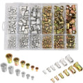 300PCS Aluminum and Color-plated Zinc Rivet Nuts M3/4/5/6/8/10