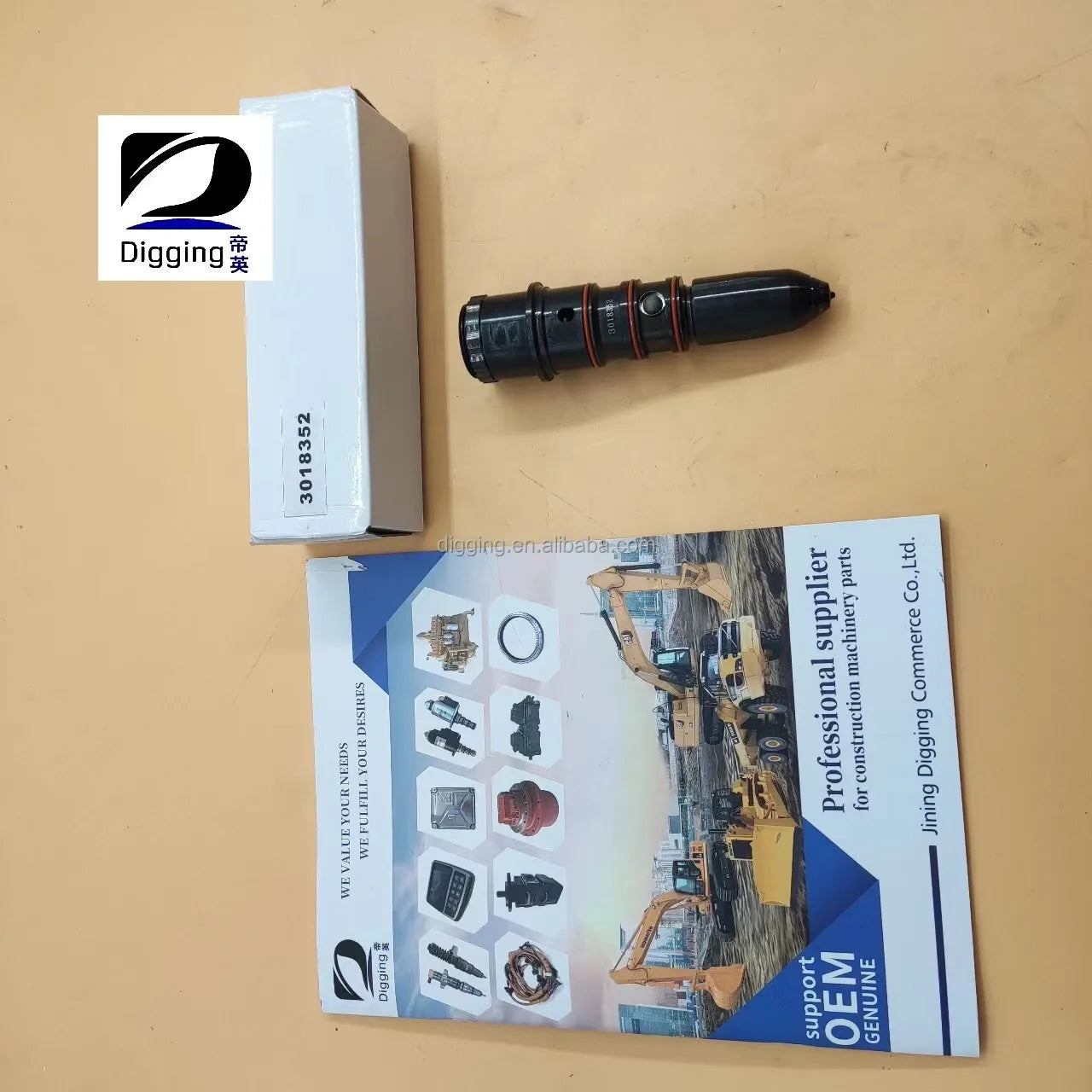 Engineering Machinery Parts NT495 NT743 NTA855 Engine Parts Fuel Injector 3018352