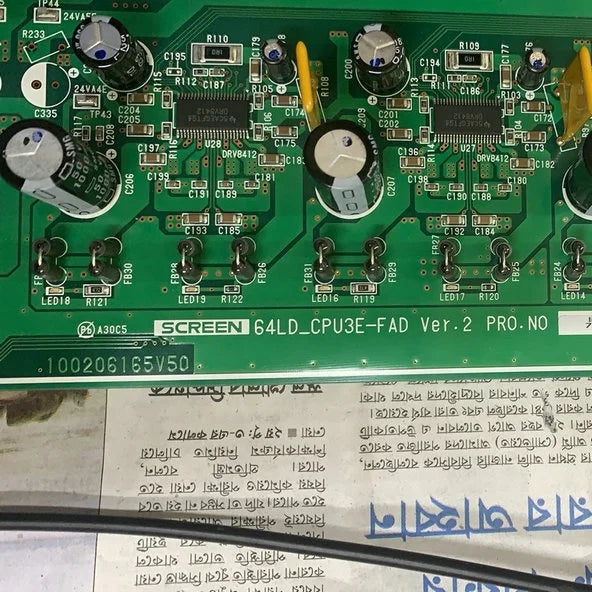Used and Re-certified Screen CTP PTR 100206165V50 64LD_CPU3E-FAD Board