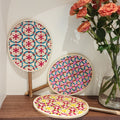 Raiifa Handcrafted Bamboo Hand Fans Wedding Supplier Home Art Beach Decorations Souvenir Wall Art Gifts Hand Woven Woven Design