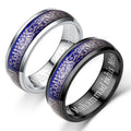 Hot Sale Titanium Steel Couple Rings Jewelry Muslim Single Row Ring