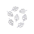 Charms Lucky Irish Four Leaf Clover Tibetan Bronze Silver Color Pendants Antique Jewelry Making DIY Handmade Craft
