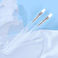 New Single Acrylic Makeup Tool Brush Lip Liner Brush Plastic Long Transparent Handle Lip Brush