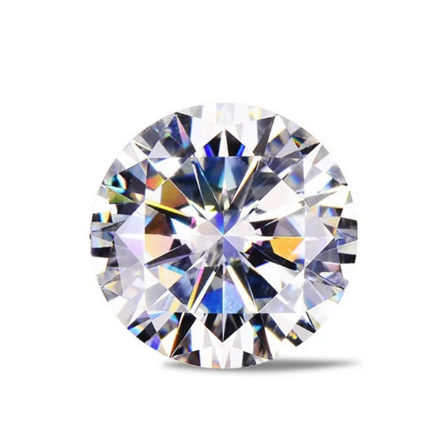 2024 Cheapest Top D VVS Clarity Moissanite Diamond 3-12mm White Round Briant Cut Synthetic Moissanite