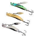 New Sinking Fishing Lures 11g 16g 21g Long Casting Pesca Metal Jigging Lure With Hook and Spoon Sequins VIB Bait