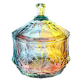 Multiple Sizes Airtight Glass Cylinder Food Storage Container Jar with Lid Home Kitchen Modern Food Storage