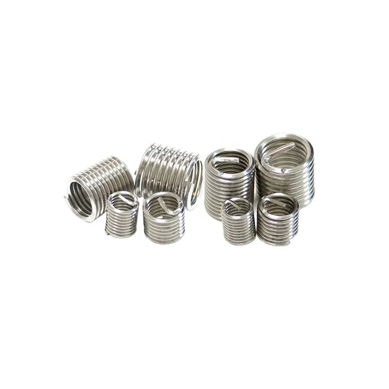 Hard Material Wire Thread Insert 304 Stainless Steel Threaded Insert for Plastic Threaded Insert for Concrete Easy to Install