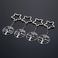 Stainless Steel Custom Name Tree of Life Pendant Key Chain Key Ring