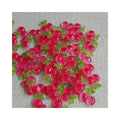 Wholesale Hot Pink Fruit Cherry Resin Flatback Cabochon Hair Bow Center Phone Case Embellishment