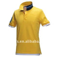 Mens Contrast Stripe Fitted  Polo Shirt